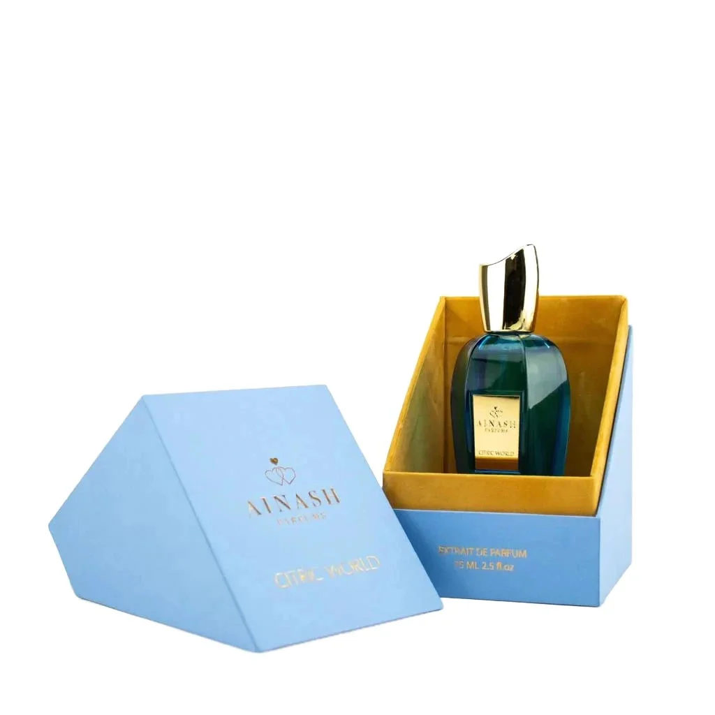 Ainash Citric World 2.5 oz EDP unisex bottle