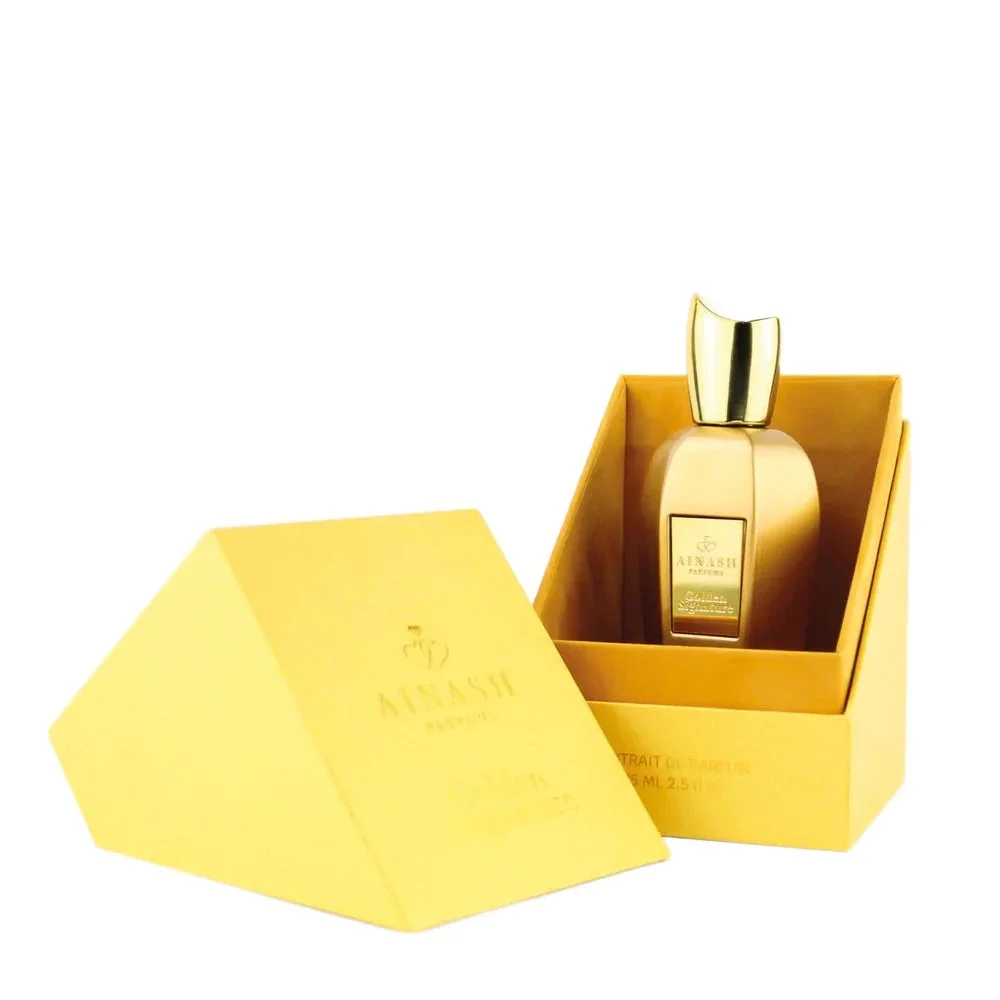 Ainash Golden Signature 2.5 oz EDP unisex bottle