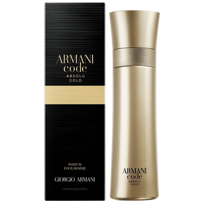 Armani Code Absolu Gold fragrance bottle