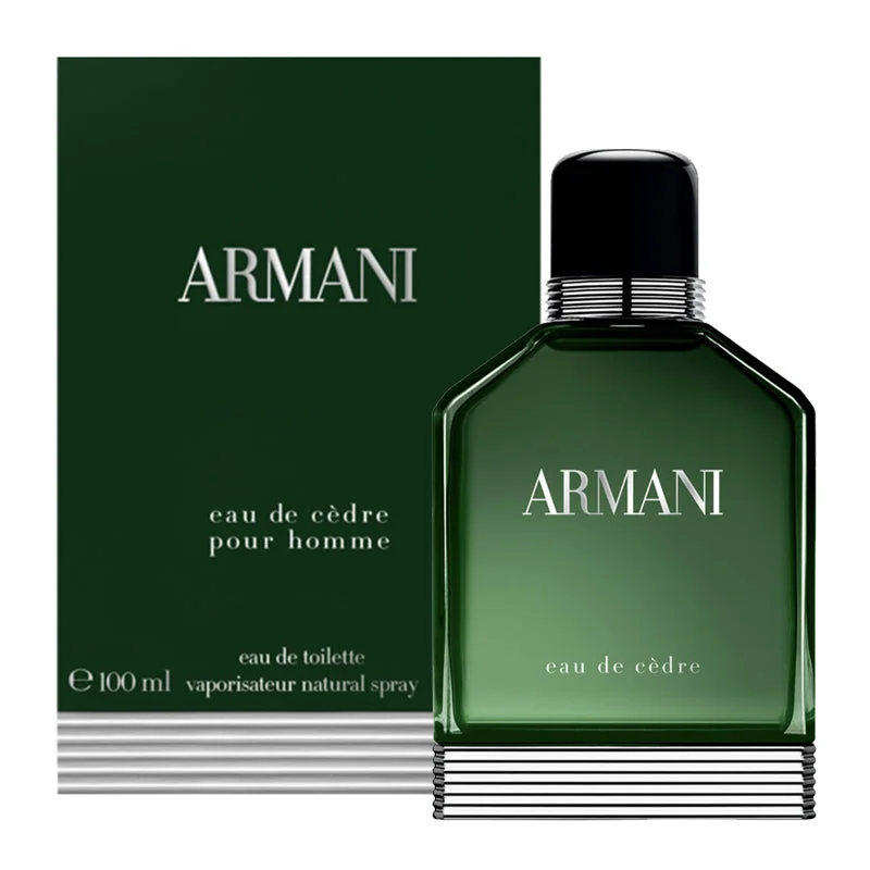 Armani Eau De Cedre fragrance bottle