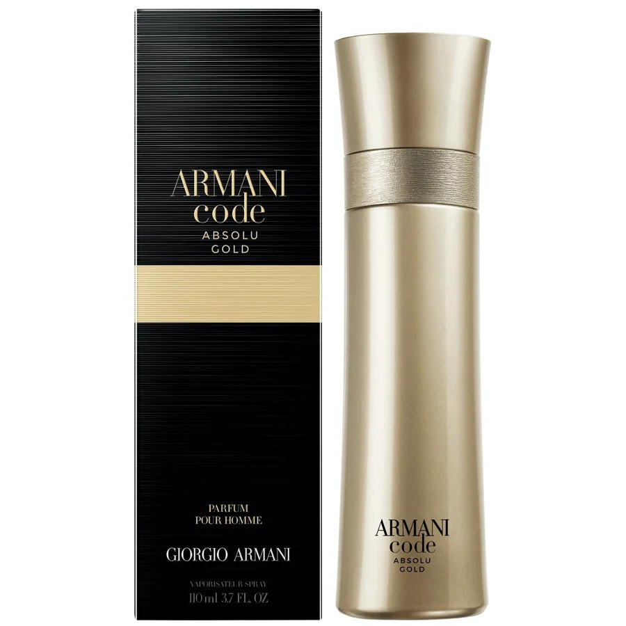 Armani Code Absolu Gold fragrance bottle