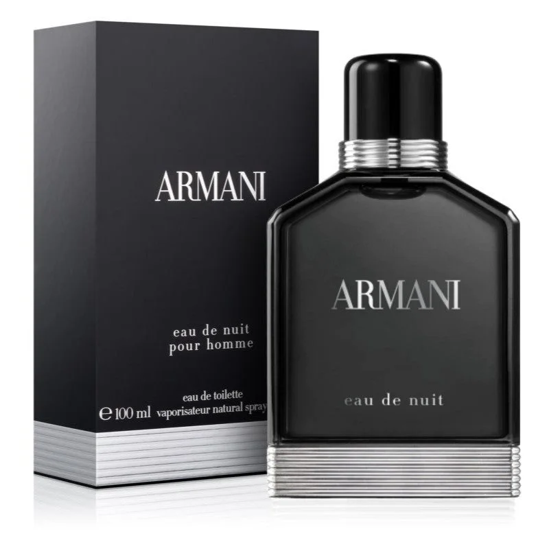 Armani Eau De Nuit fragrance bottle