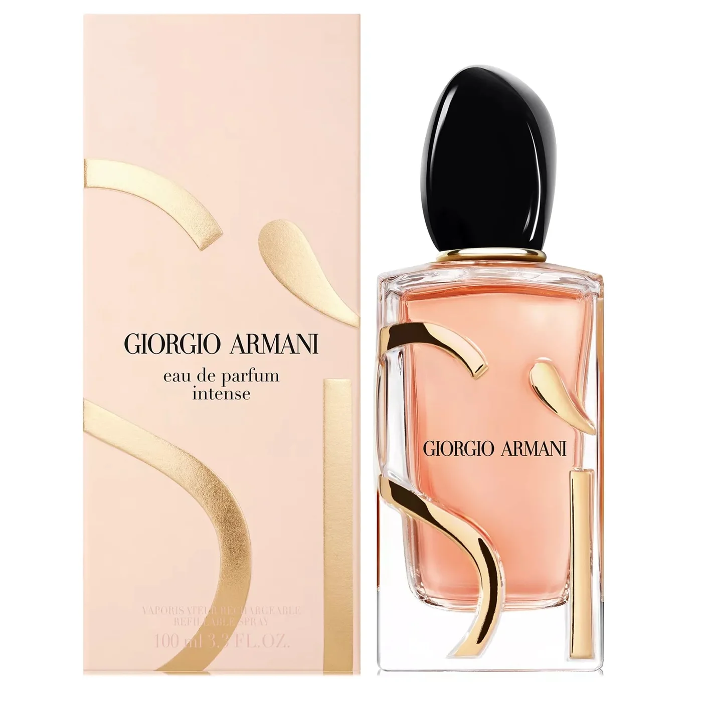 Giorgio Armani Si Intense Refillable fragrance bottle