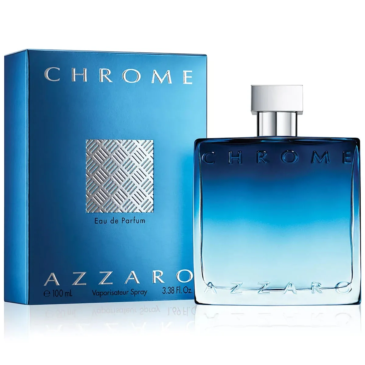 Azzaro Chrome fragrance bottle