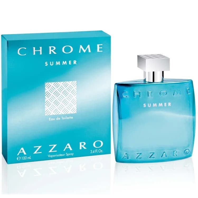 Chrome Summer Edt. fragrance bottle