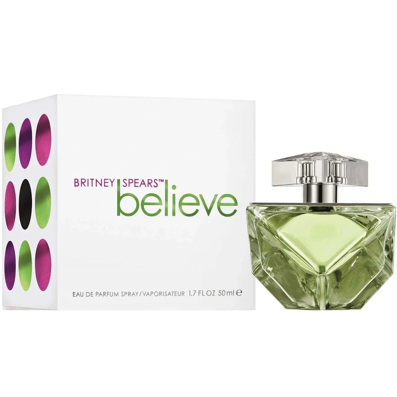 Believe fragrance bottle