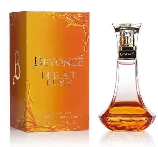 Beyonce Heat Rush fragrance bottle