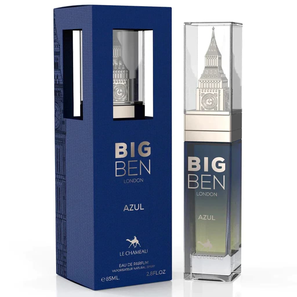 Big Ben London Azul fragrance bottle