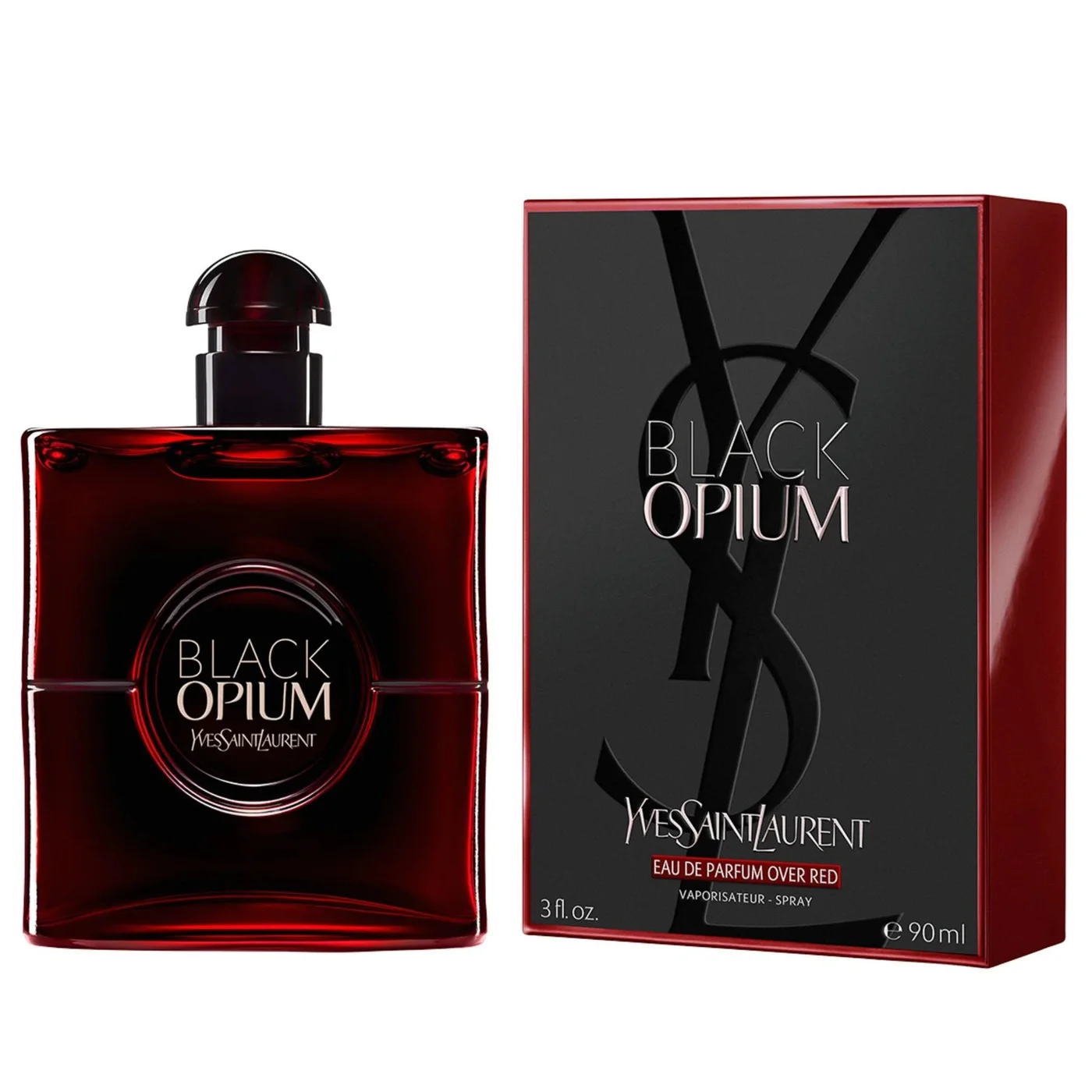 Black Opium Over Red fragrance bottle