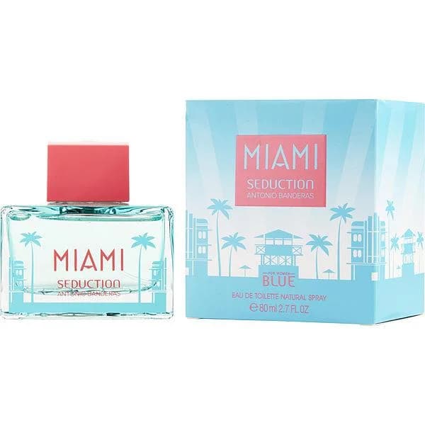 Blue Seduction Miami 2.7 oz EDT for women bottle