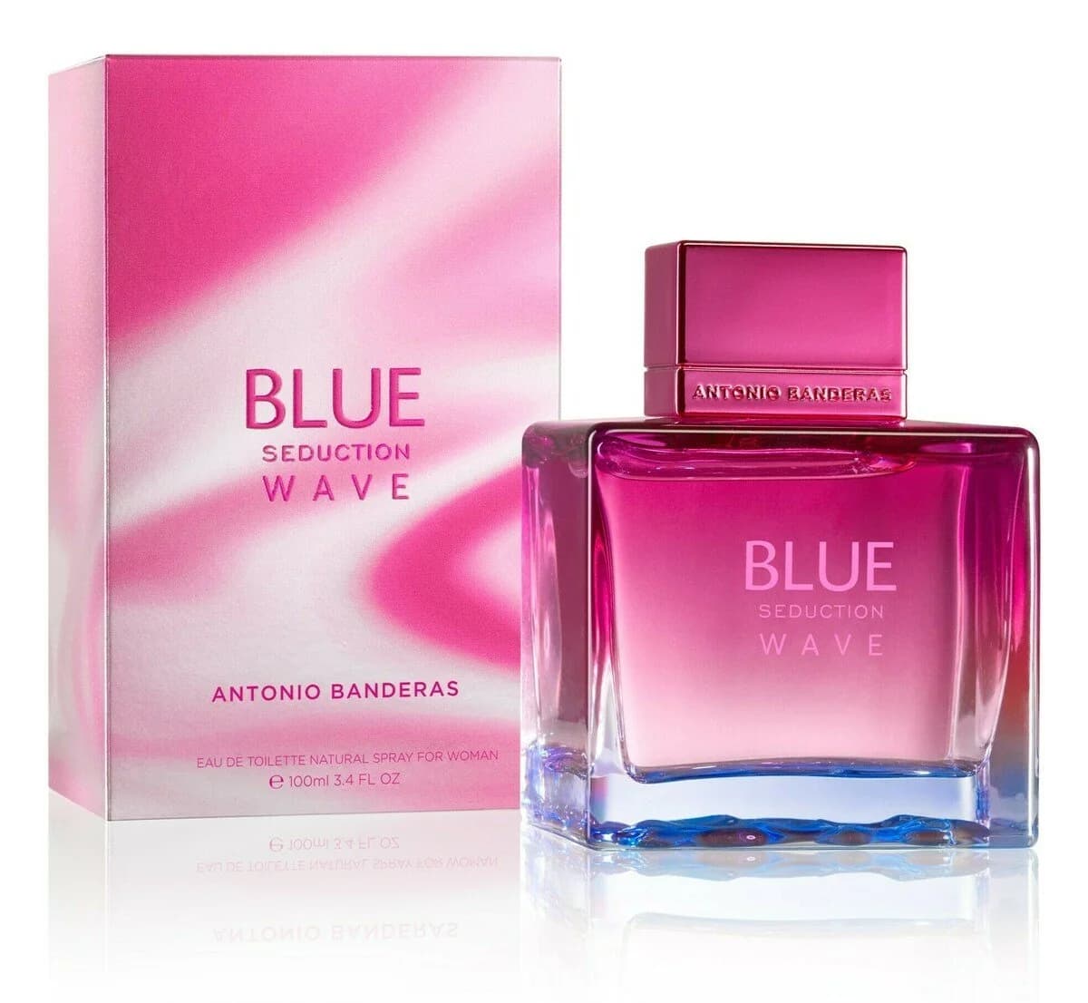 Blue Seduction Wave 3.4 oz EDT for women bottle