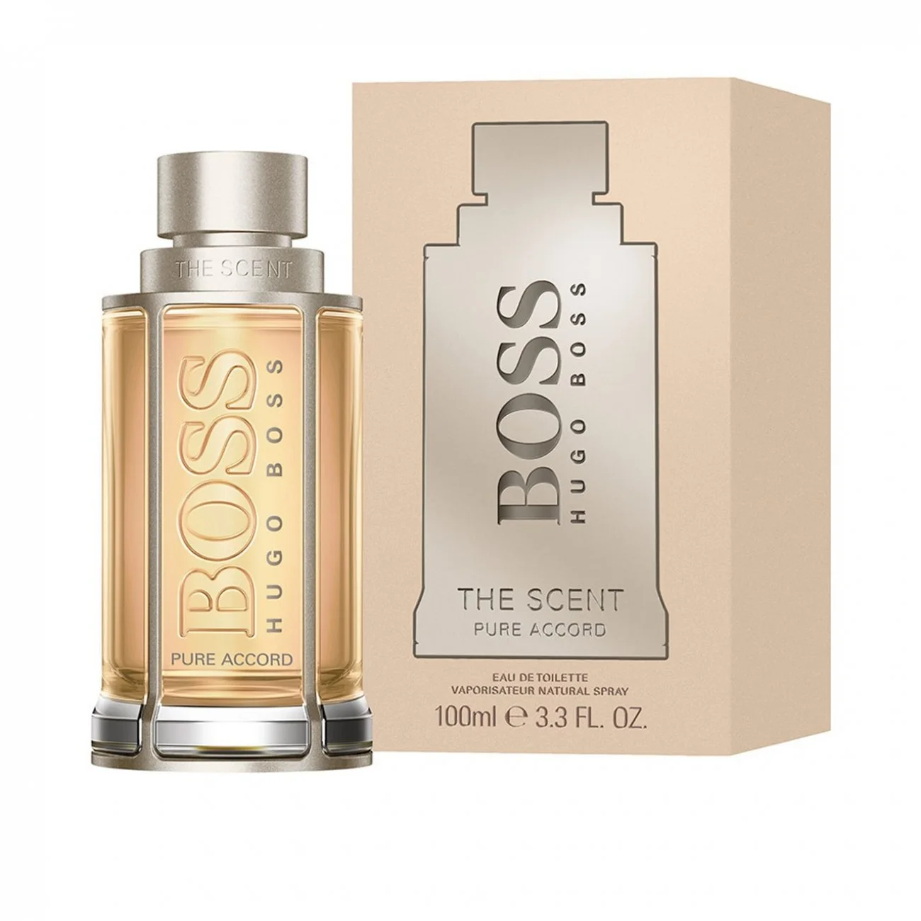 Hugo Boss The Scent Pure Accord fragrance bottle