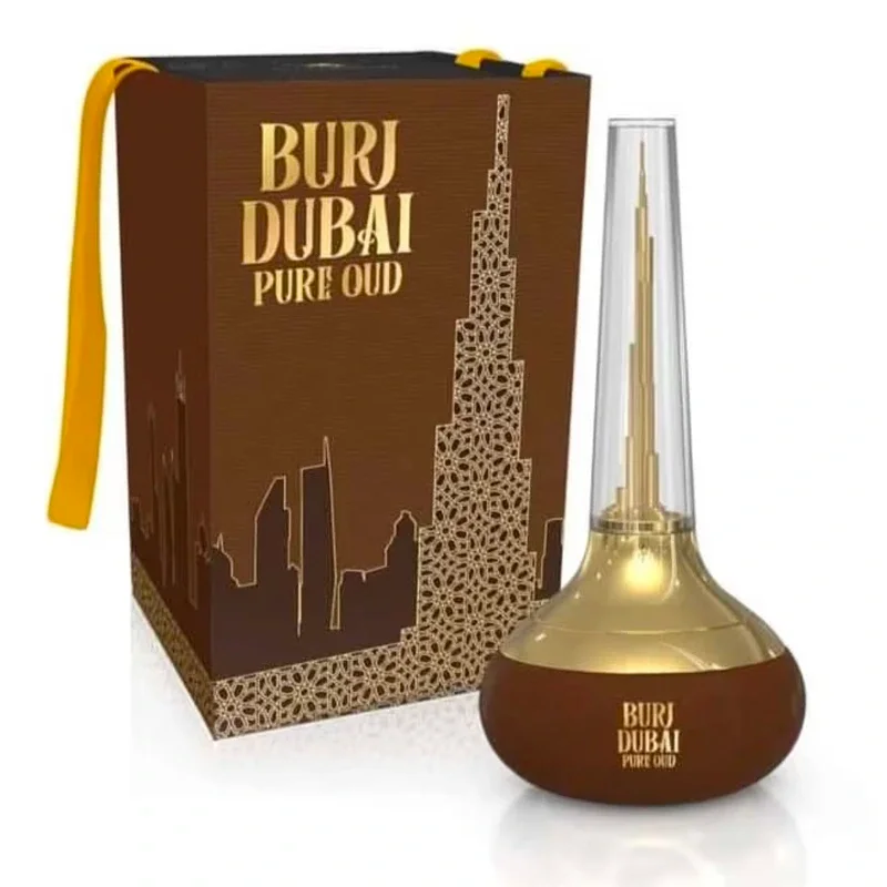 Burj Dubai Pure Oud fragrance bottle