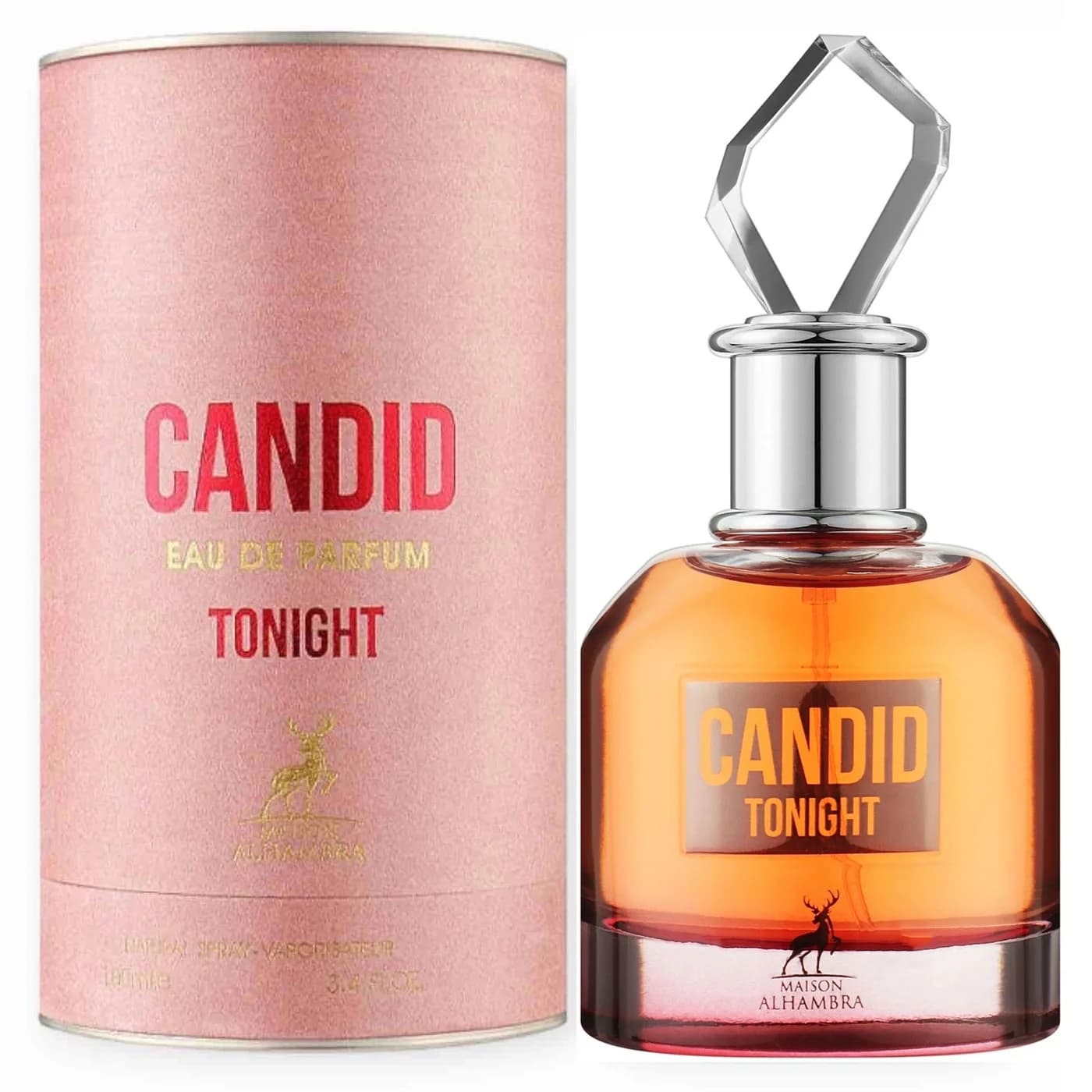 Maison ALHambra Candid Tonight EDP 3.4oz fragrance bottle