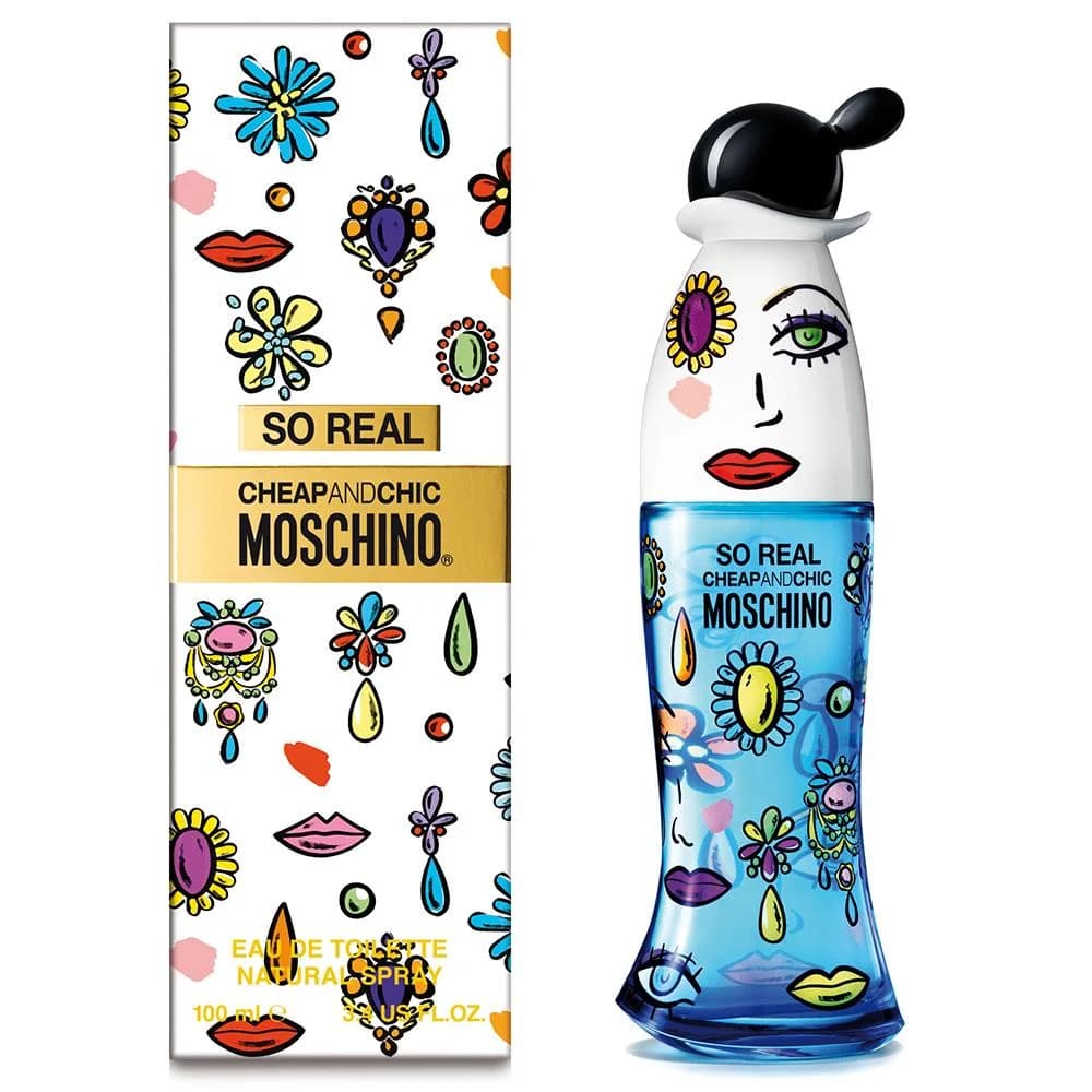 Moschino Cheap and Chic So Real fragrance bottle