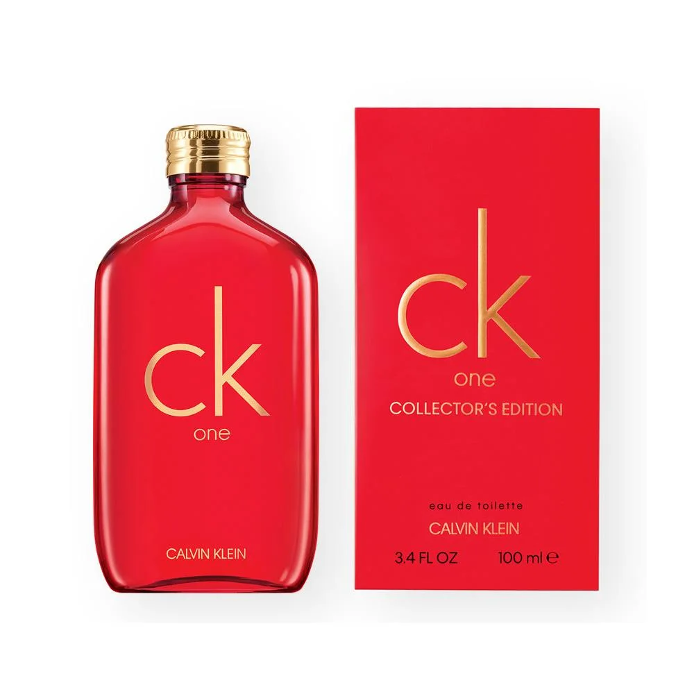 CK One Collector's Edition fragrance bottle