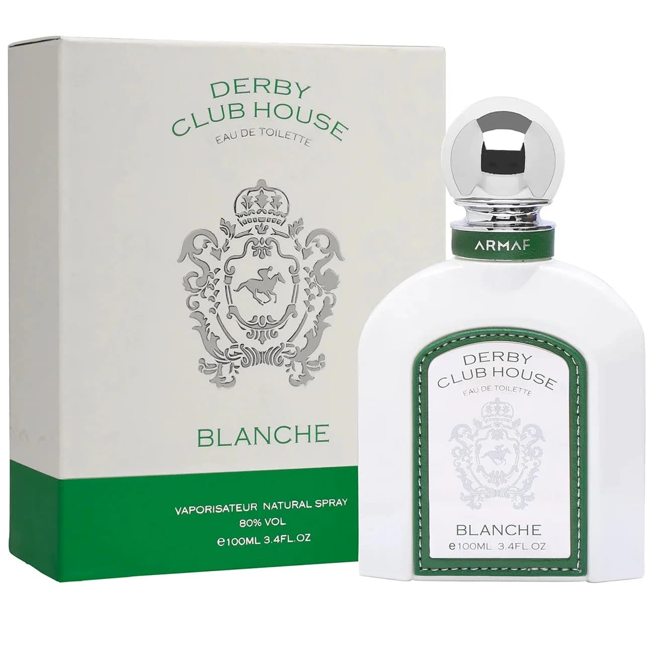ARMAF Derby Club House Blanche 3.0 oz EDT for men bottle