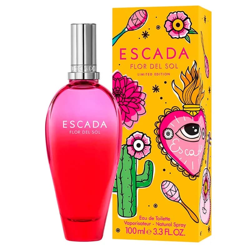 Flor Del Sol 3.3 oz Limited Edition EDT for women fragrance bottle