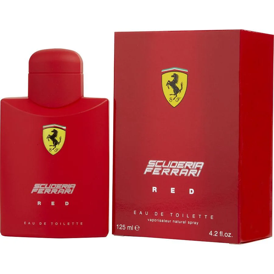Ferrari Scuderia Red fragrance bottle
