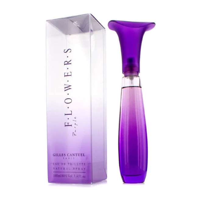 Flowers Purple fragrance bottle