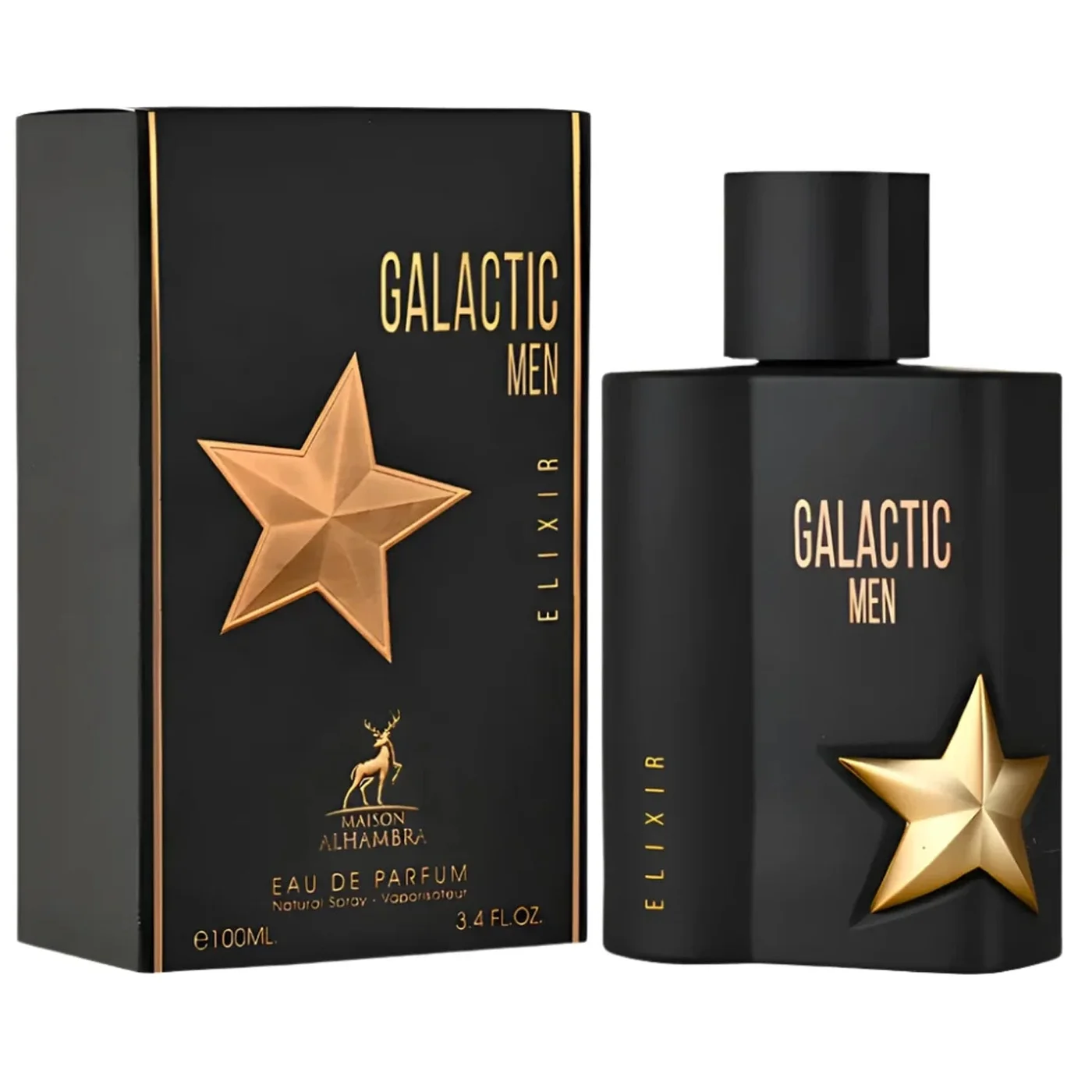 Galactic Men Elixir eau de parfum fragrance bottle