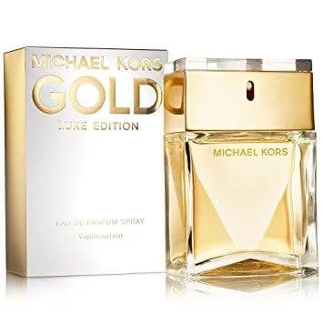 Michael Kors Gold Luxe Edition fragrance bottle