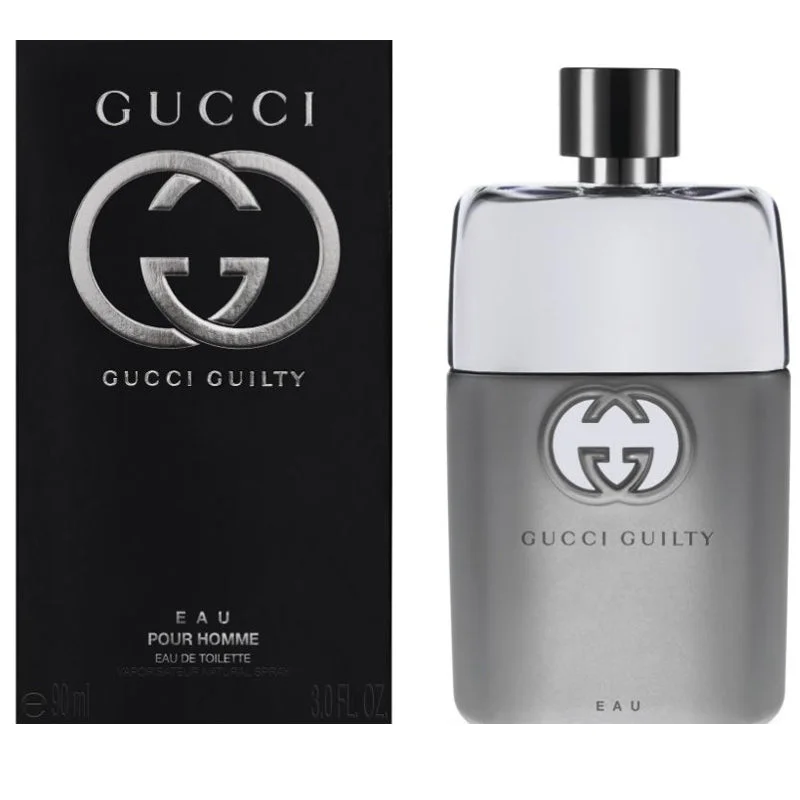 Gucci Guilty Eau fragrance bottle