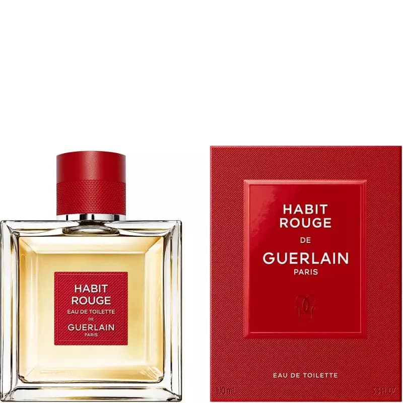 Habit Rouge by Guerlain fragrance bottle