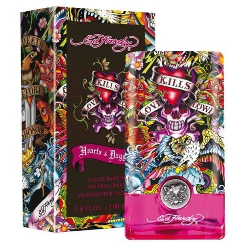 Ed Hardy Hearts & Daggers fragrance bottle