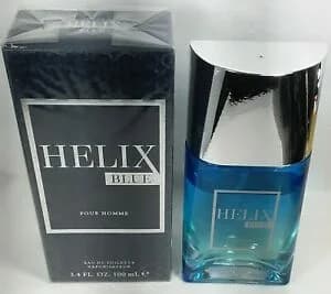 Helix Blue fragrance bottle