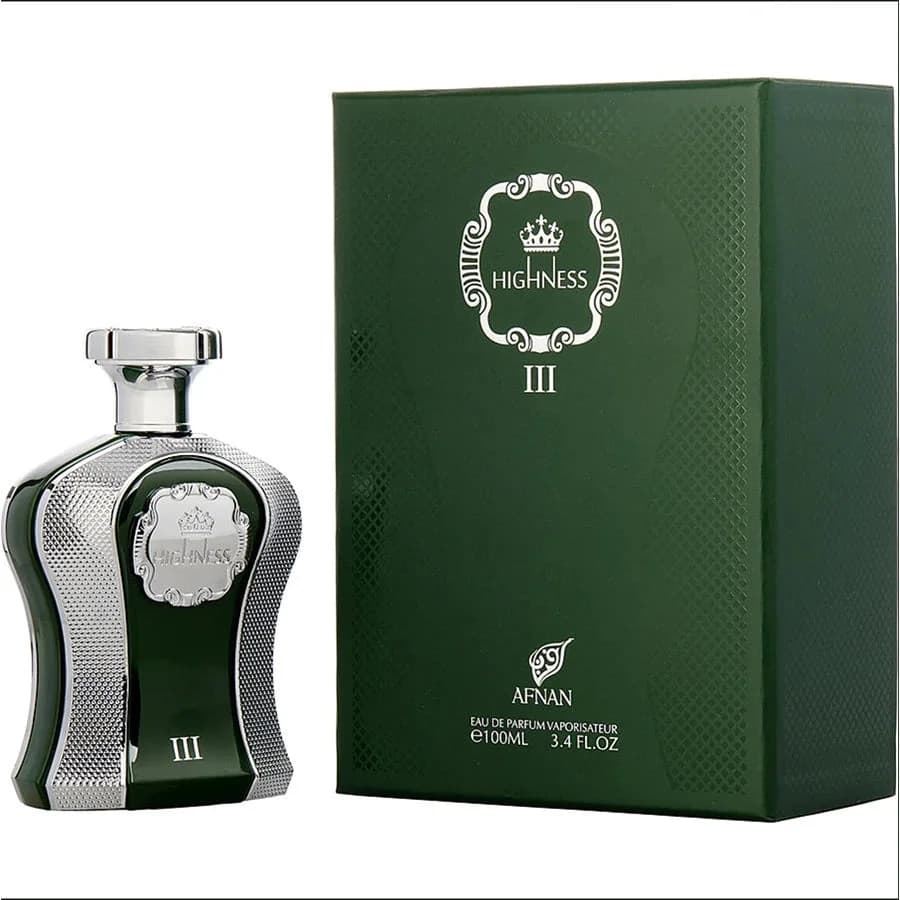 III His Highness Green 3.4 oz EDP for men bottle