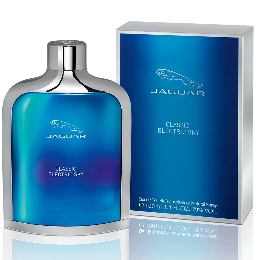 Jaguar Electric Sky fragrance bottle