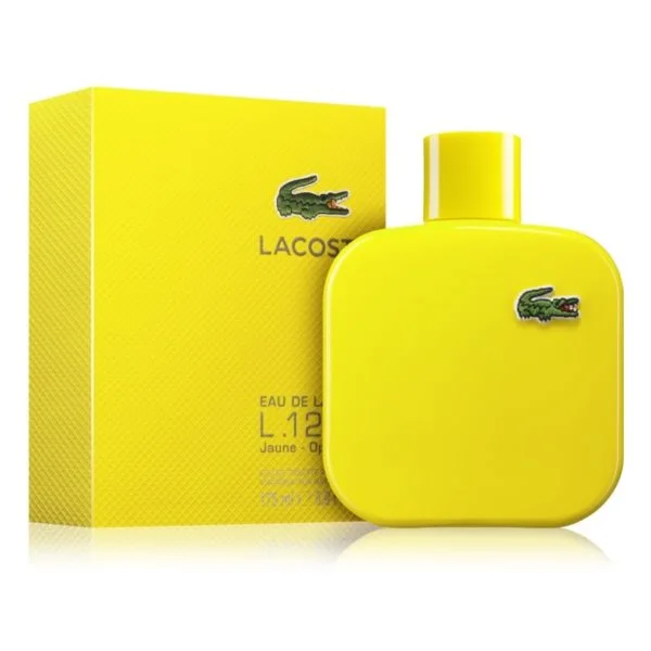Lacoste L. 12. 12 Jaune Optimistic fragrance bottle