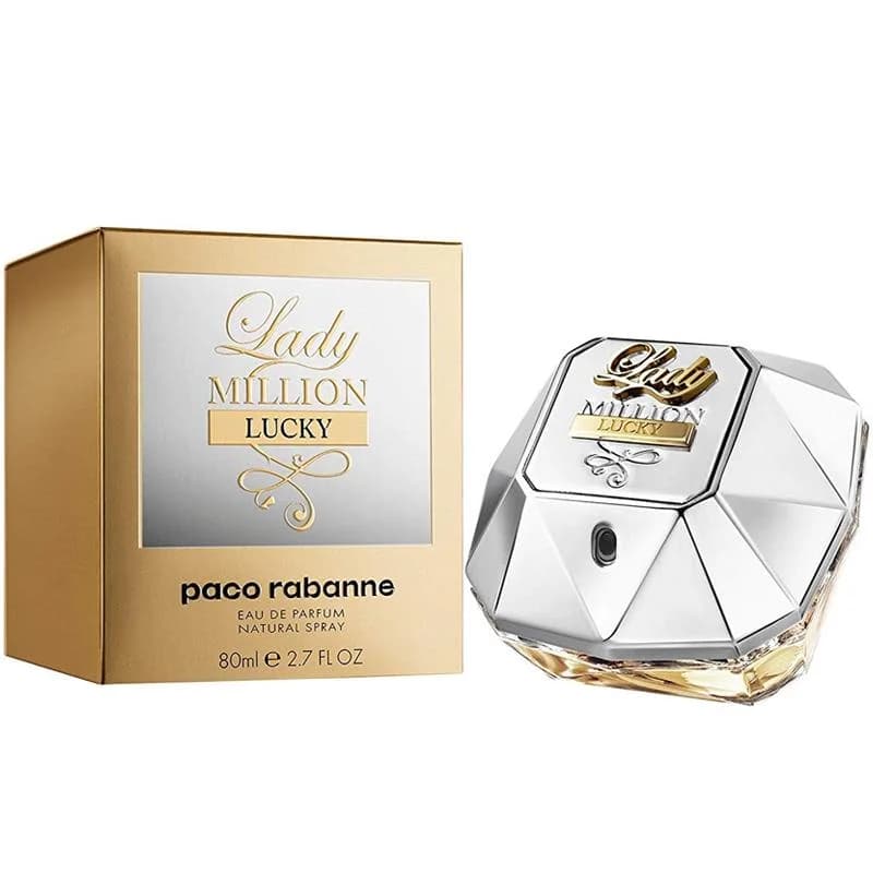 Paco Rabanne Lady Million Lucky fragrance bottle