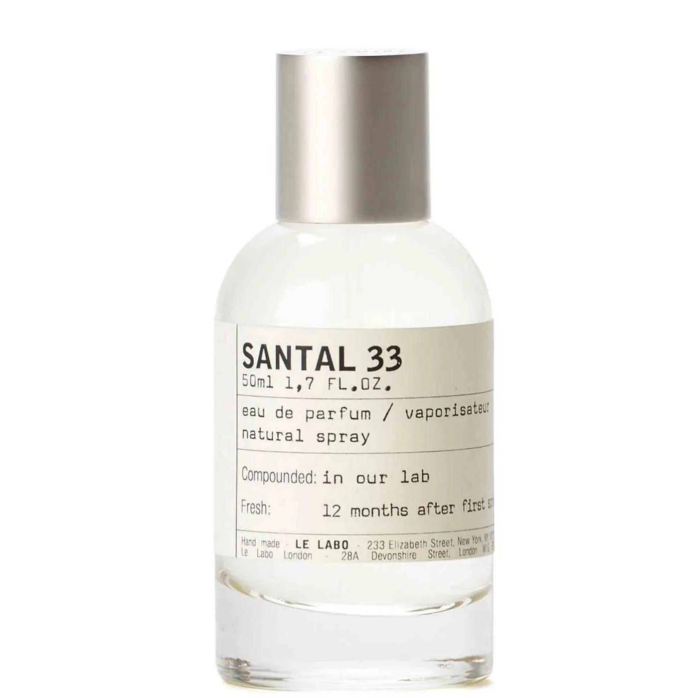 LE LABO Santal 33 fragrance bottle