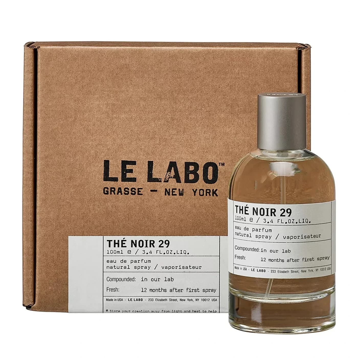 The Noir 29 fragrance bottle