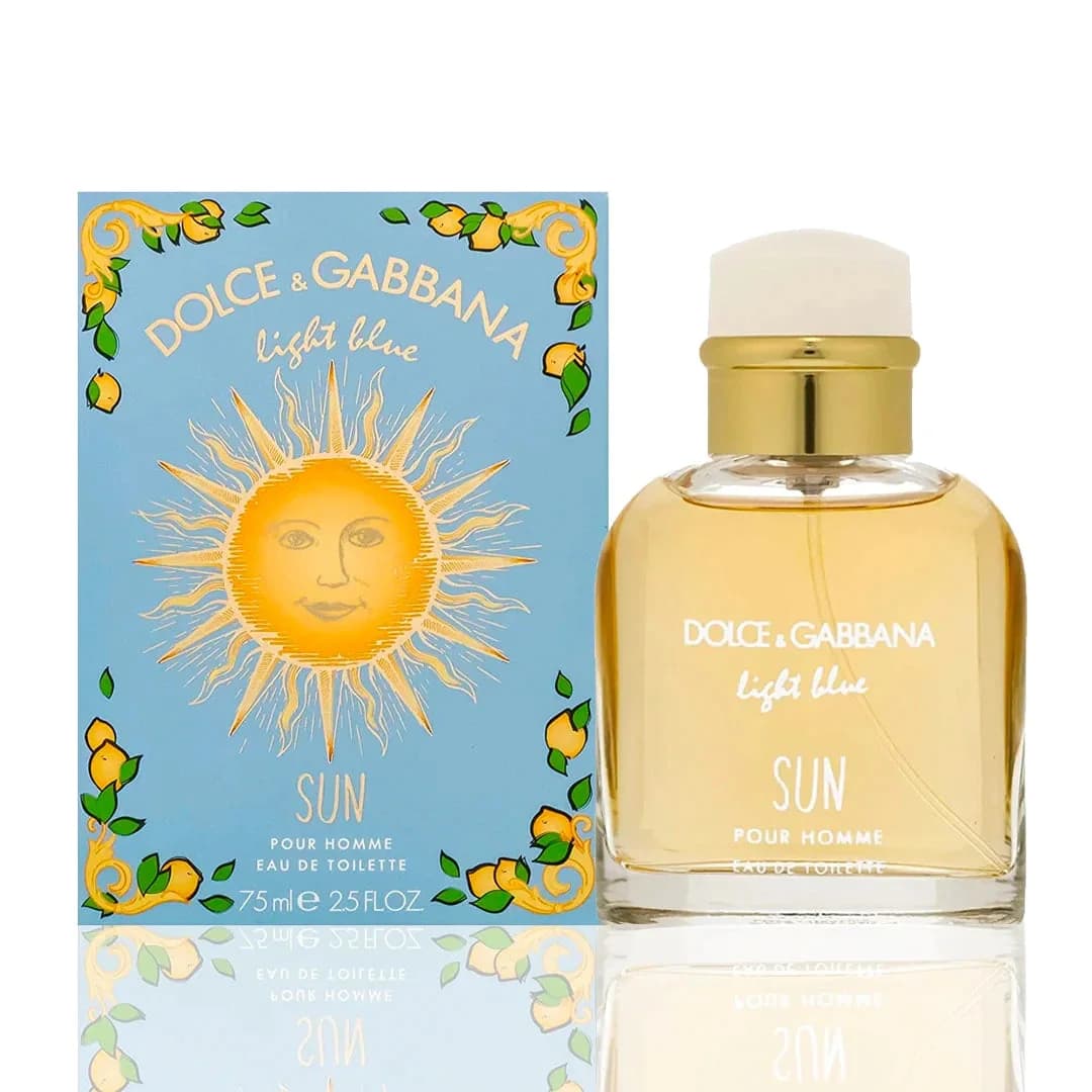 Light Blue Sun fragrance bottle