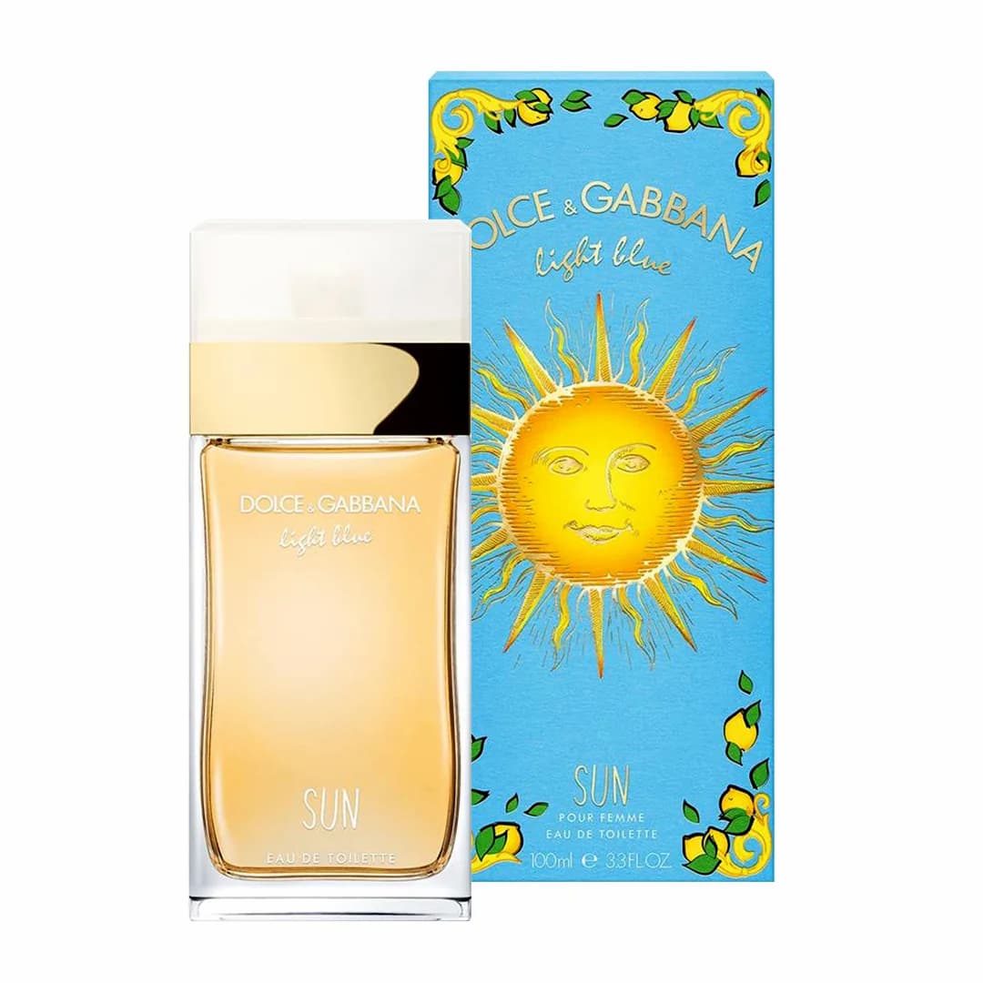 Light Blue Sun fragrance bottle