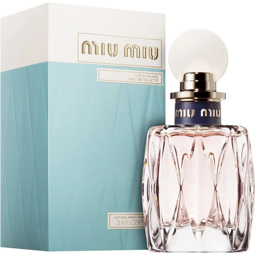Miu Miu L'eau Rosee fragrance bottle