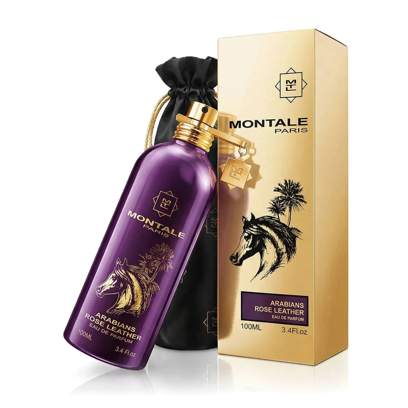 Arabians Rose Leather fragrance bottle