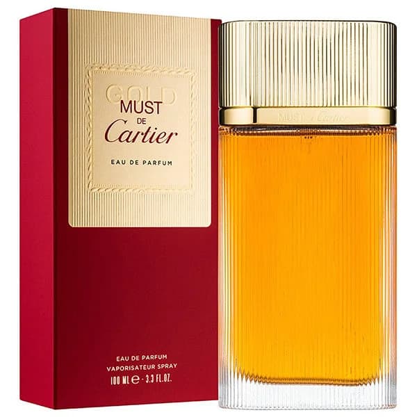 Must de Cartier Gold fragrance bottle