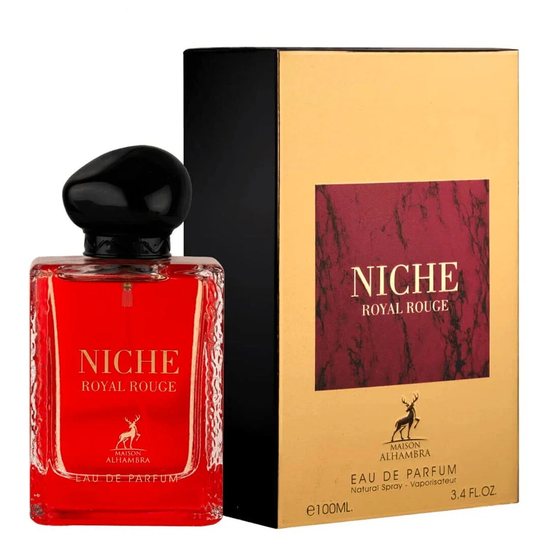Niche Royal Rouge fragrance bottle