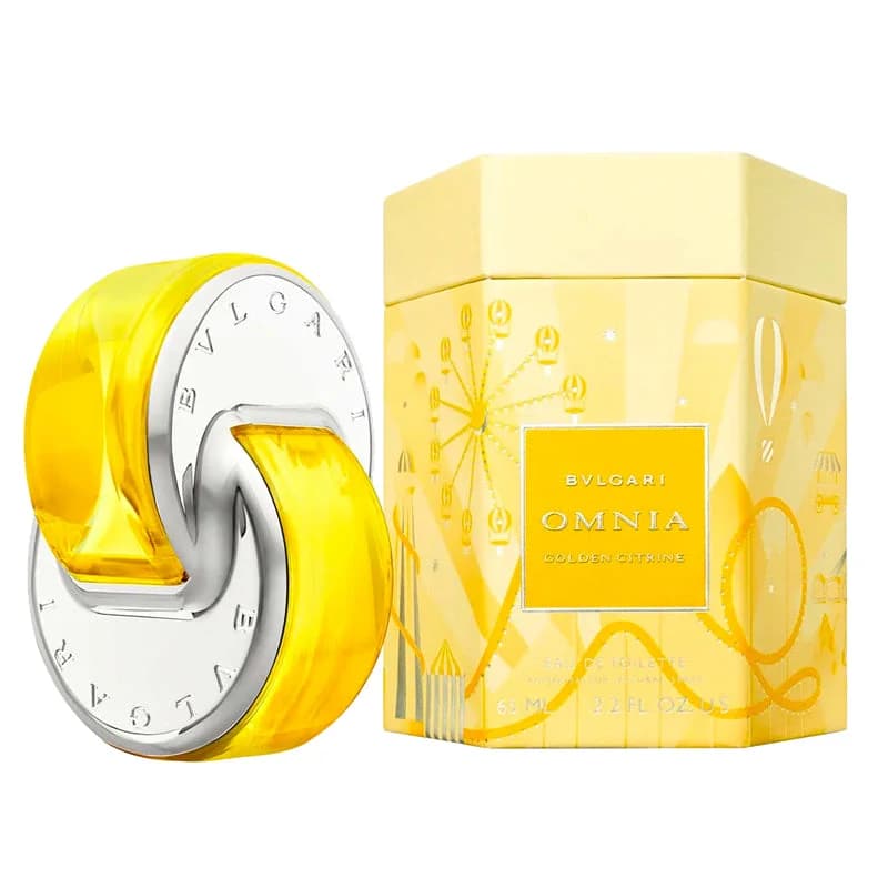 Omnialandia Golden Citrine fragrance bottle