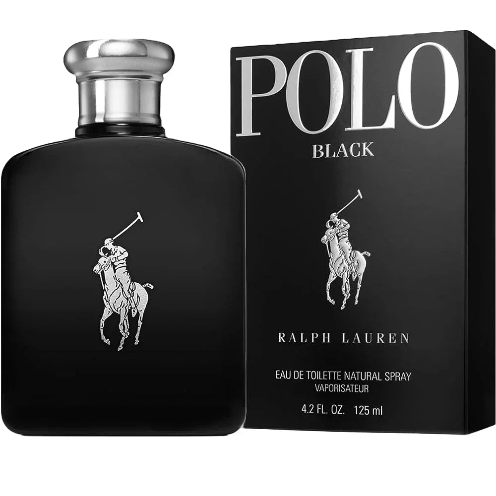 Polo Black fragrance bottle