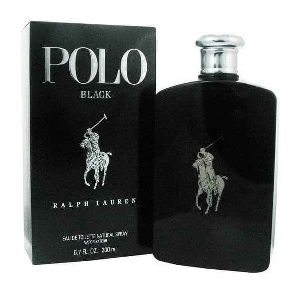 Polo Black fragrance bottle