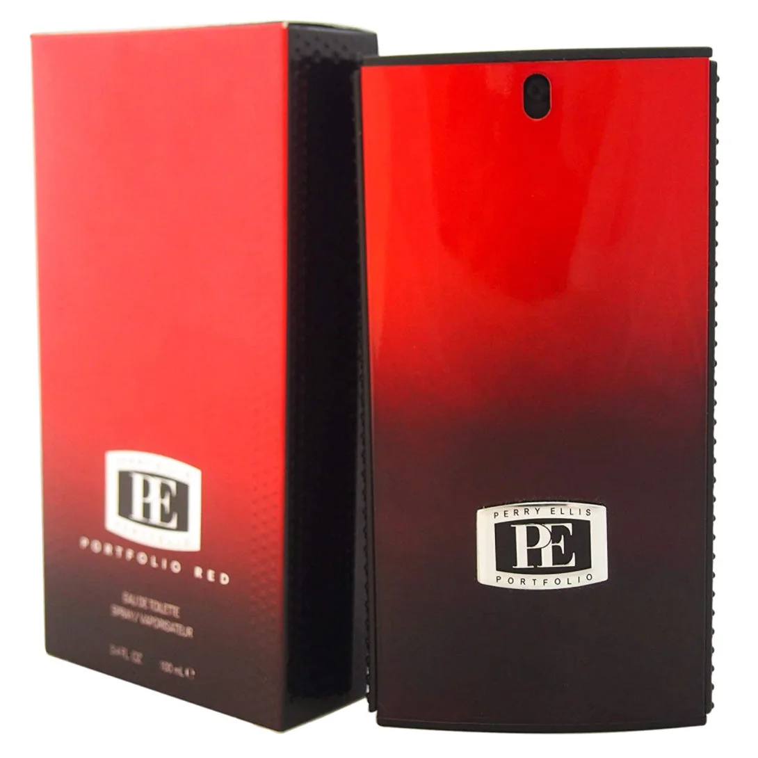 Portfolio Red fragrance bottle