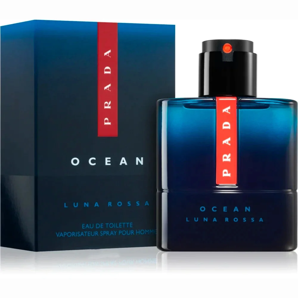 Prada Luna Rossa Ocean fragrance bottle