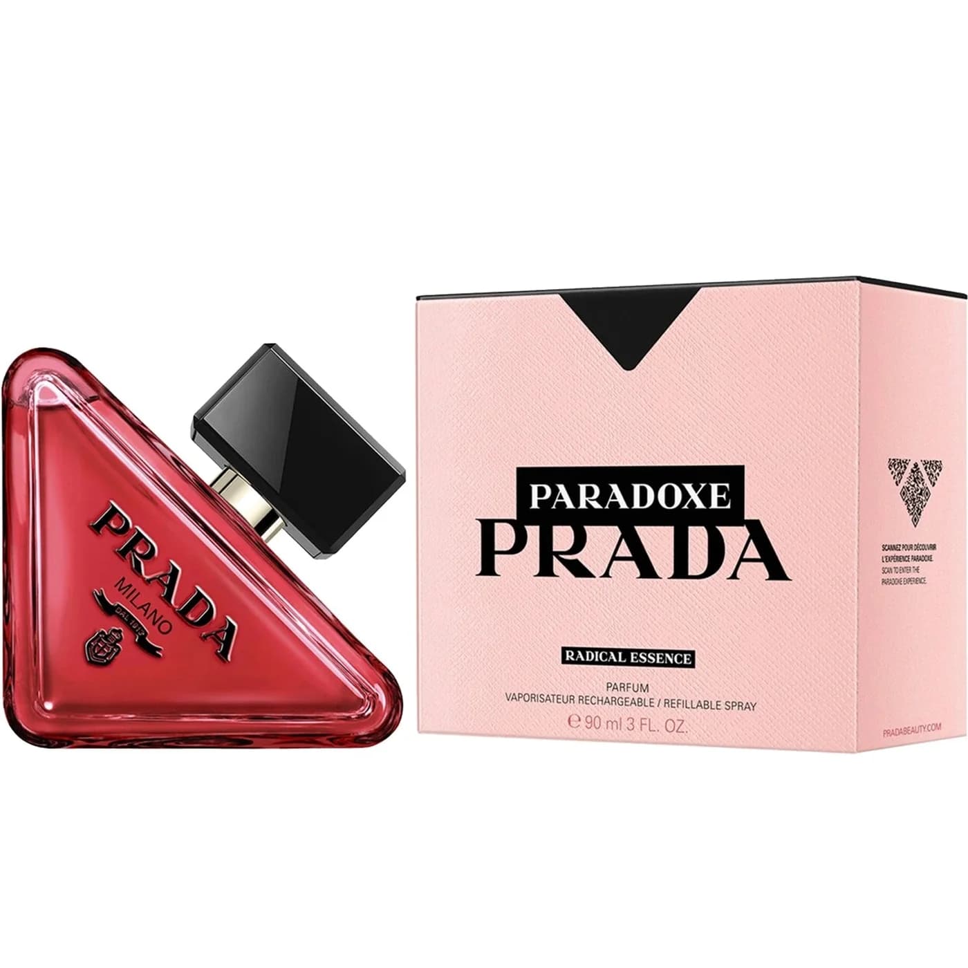 Prada Paradoxe Radical Essence parfum fragrance bottle