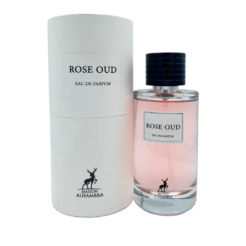 Rose Oud fragrance bottle