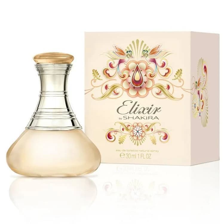 Shakira Elixir fragrance bottle